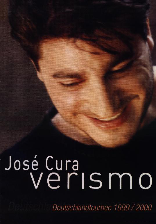 Jos Cura on tour, German 1999 - 2000.