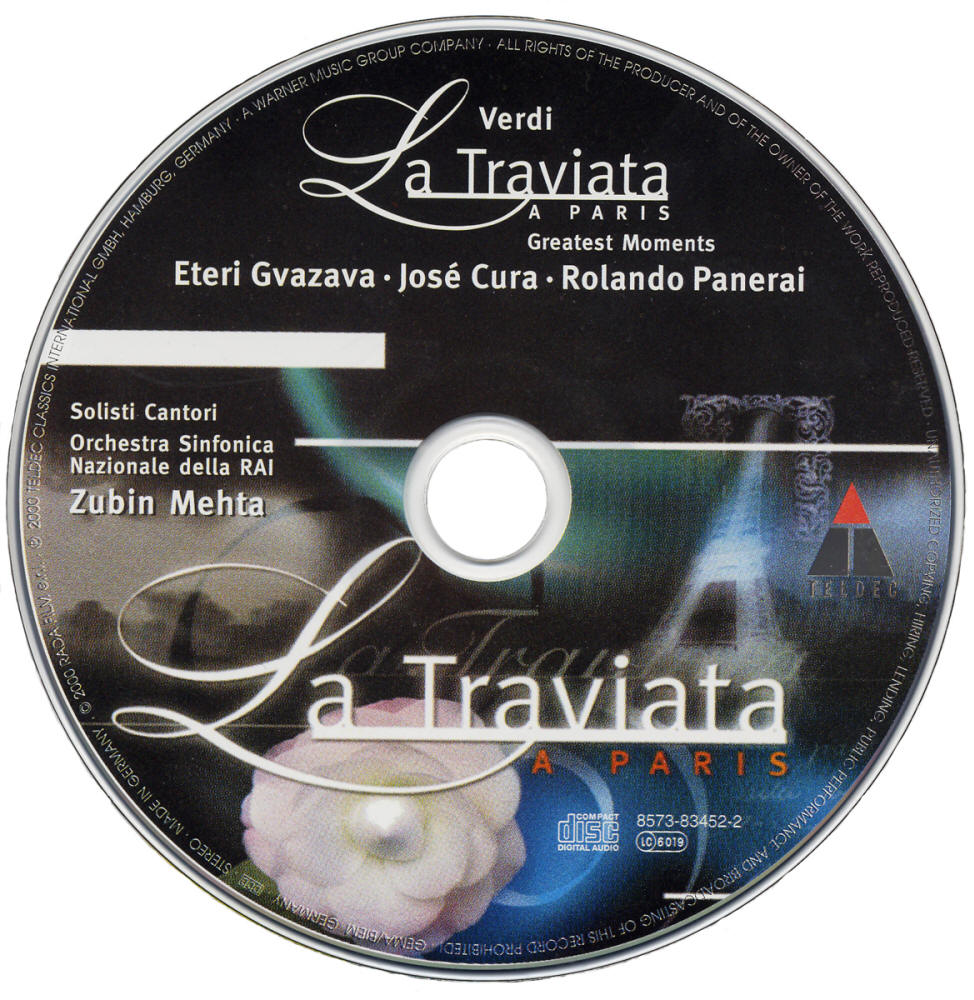 La Traviata a Paris CD Greatest Hits