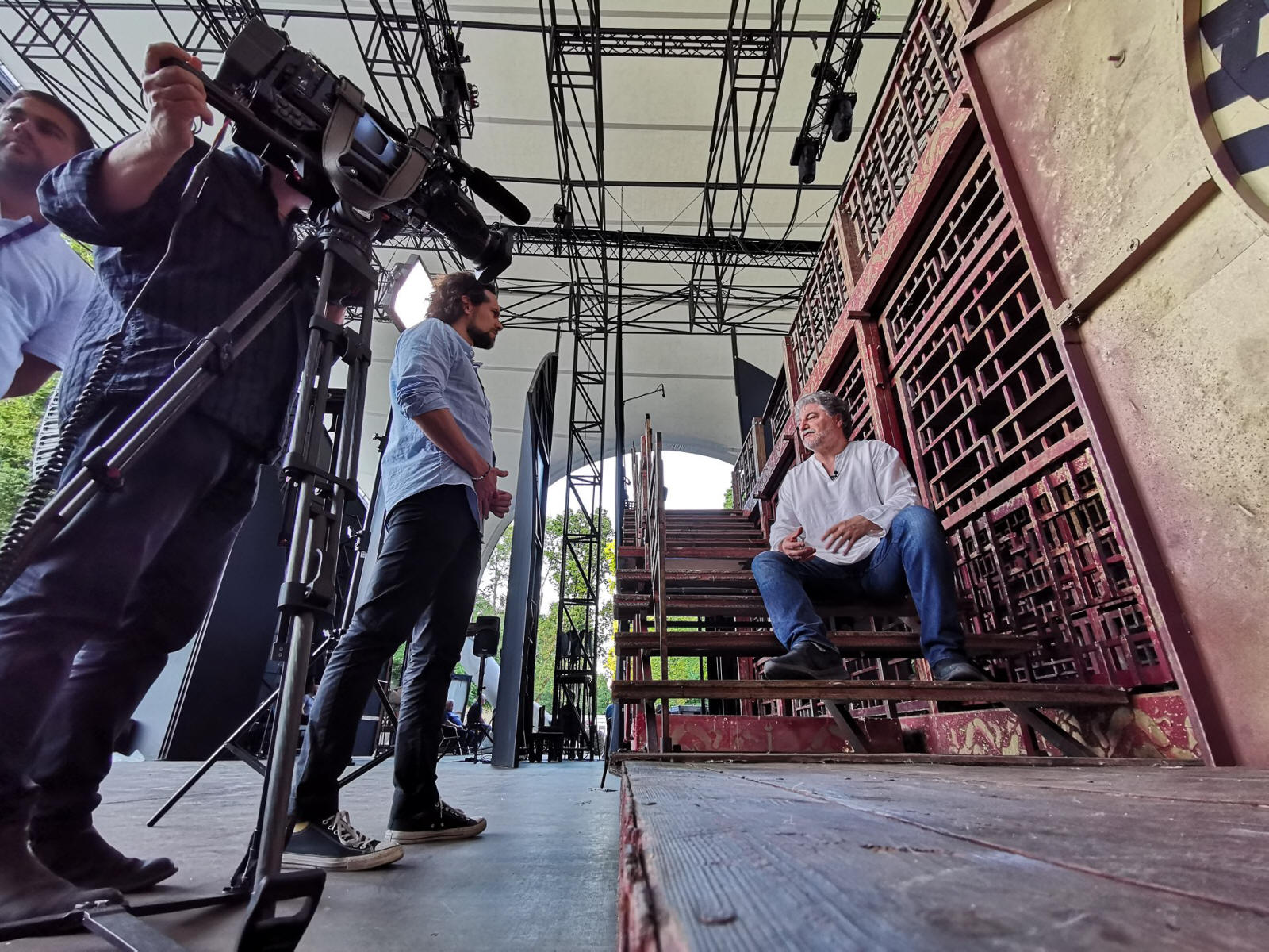 Interview with Jos Cura during the 2019 Budapest production of Turandot.