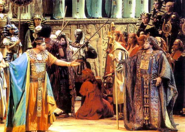 Jos Cura as Radames in Tokyo production of Aida, 1998