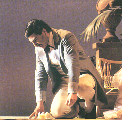 Jos Cura as Ruggero Lastouc in the 1994 Turin Production of La rondine.