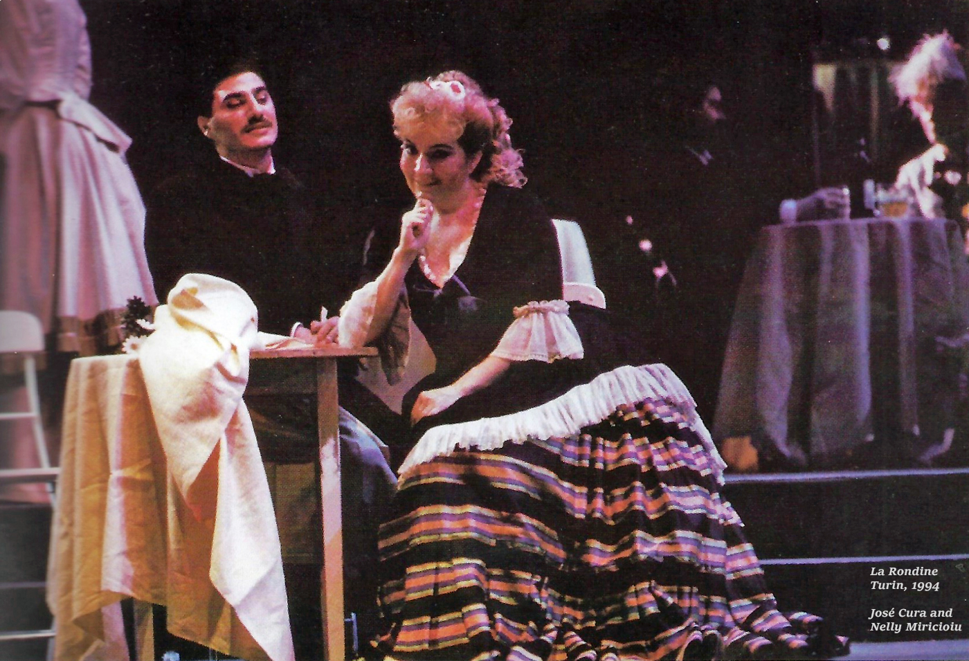 Jos Cura as Ruggero Lastouc in the 1994 Turin Production of La rondine.