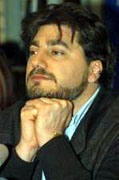 JC poses during Stars for Europe press conference 2002