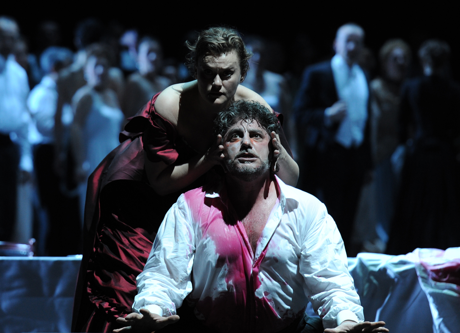 Jos Cura in the 2011 Berlin production of Samson et Dalila.