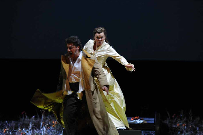 Jos Cura in the 2011 Berlin production of Samson et Dalila.