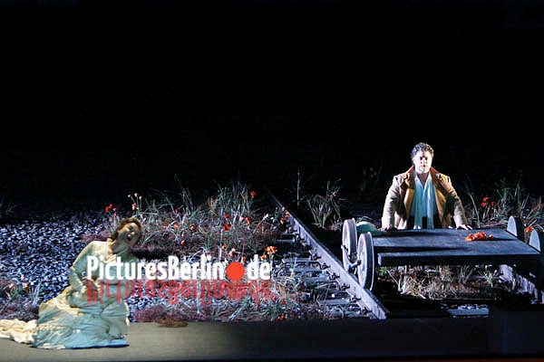 Jos Cura in the 2011 Berlin production of Samson et Dalila.