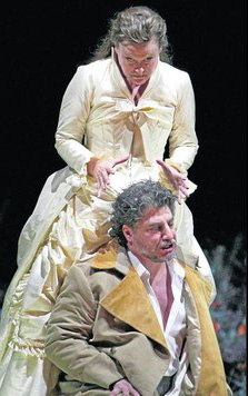 Jos Cura in the 2011 Berlin production of Samson et Dalila.