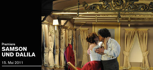 Jos Cura in the 2011 Berlin production of Samson et Dalila.