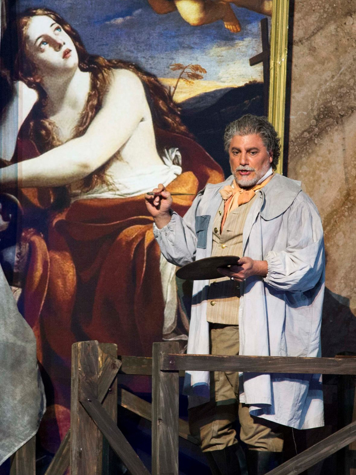 Jos Cura as Mario Cavaradossi at Torre del Lago, 2019.